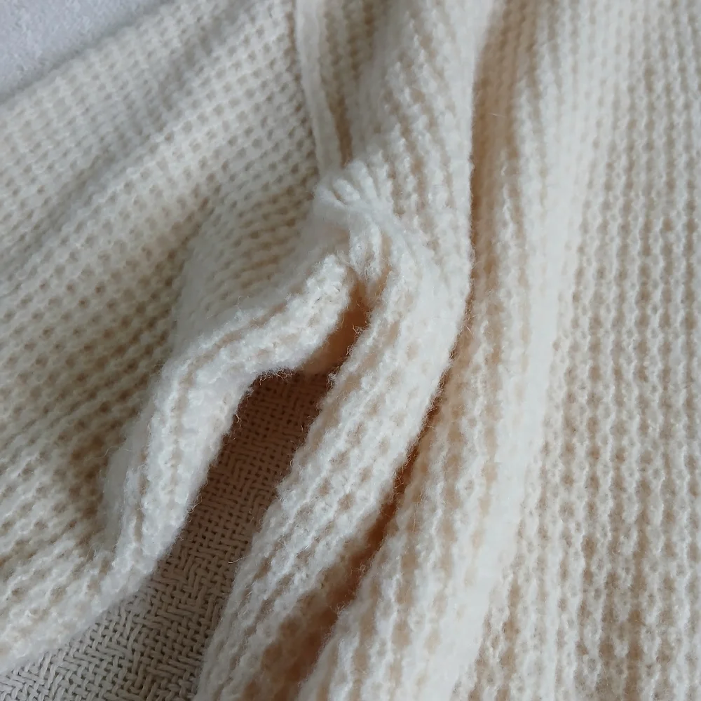 free people ♡ knit oversized tunic neutral